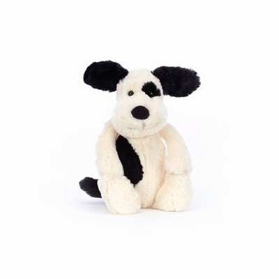 Jellycat Bashful Black & Cream Dog Australia | 975468UAC